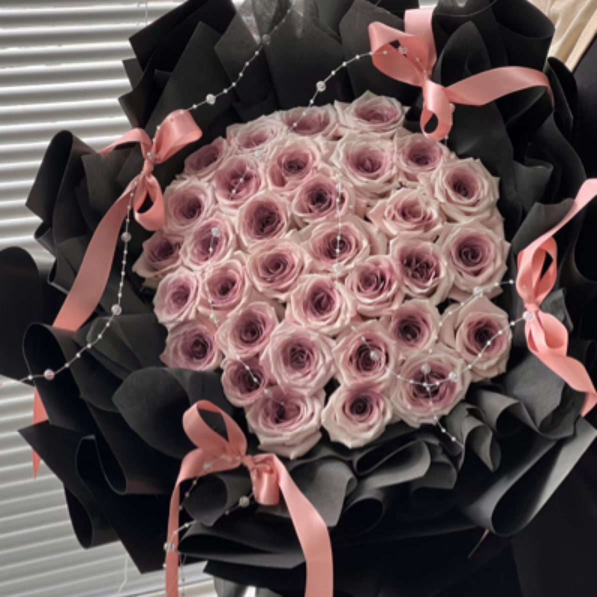 【好运连连】99朵曼塔玫瑰花束送朋友爱人亲人闺蜜女友妈妈长辈鲜花生日礼物