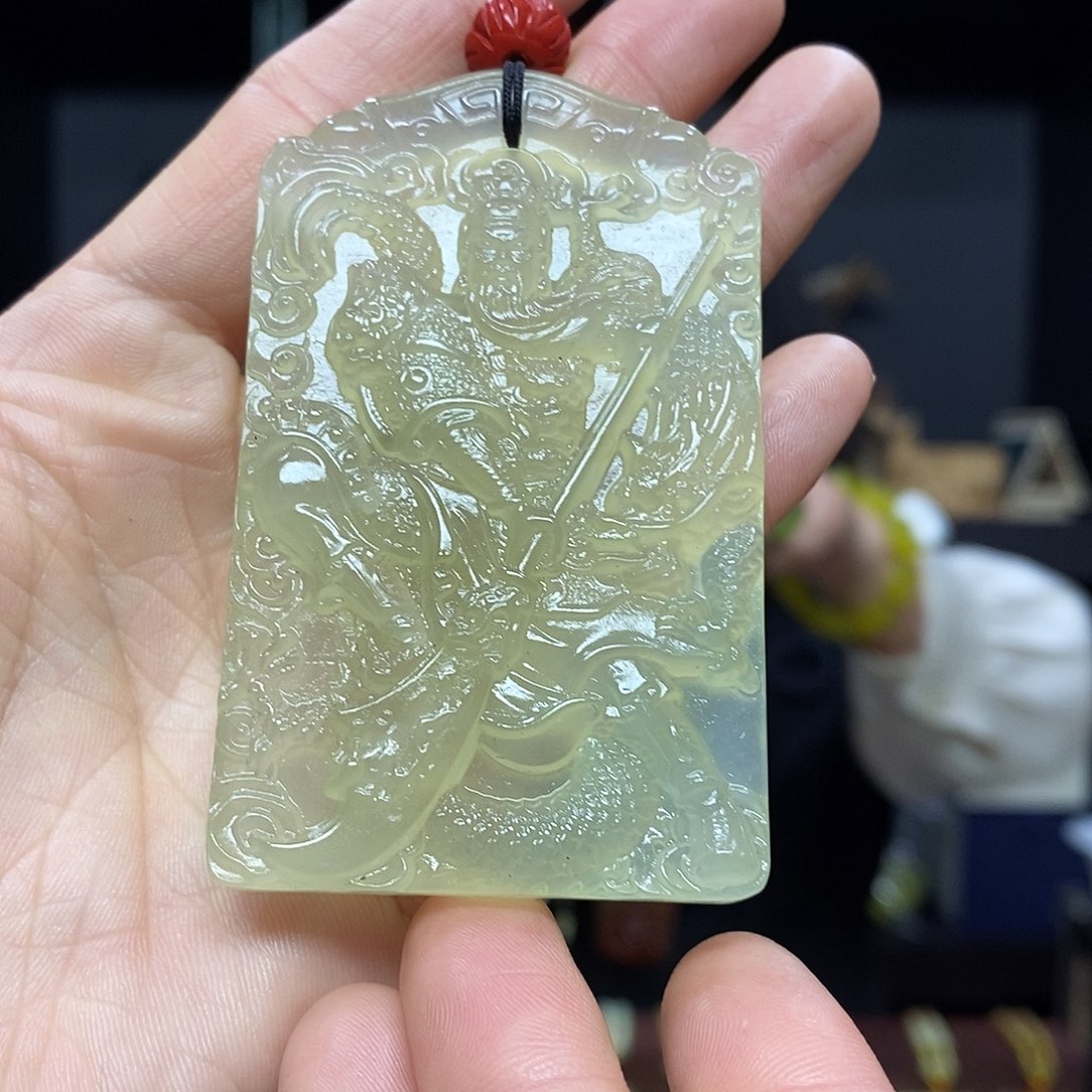 岫玉挂件手链未镶嵌