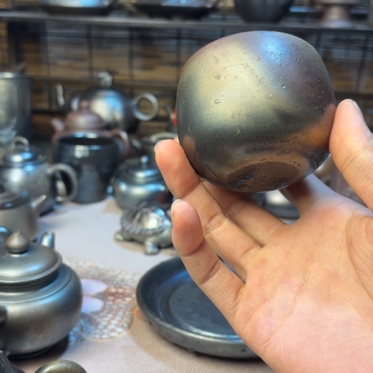 堉***铭壶庄诚柴烧坭兴陶壶