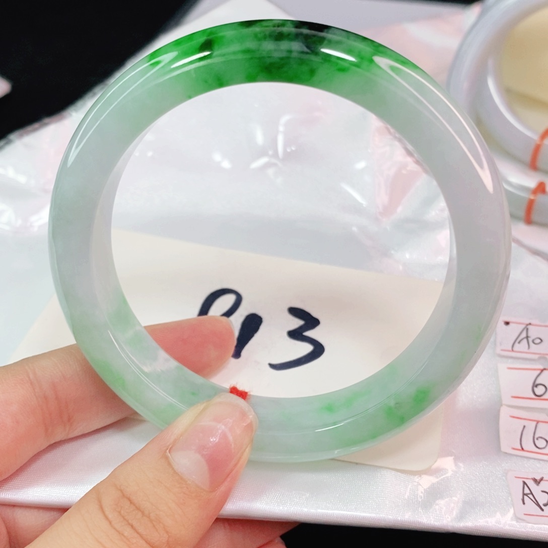 翡翠手镯未镶嵌琳正圈61.62