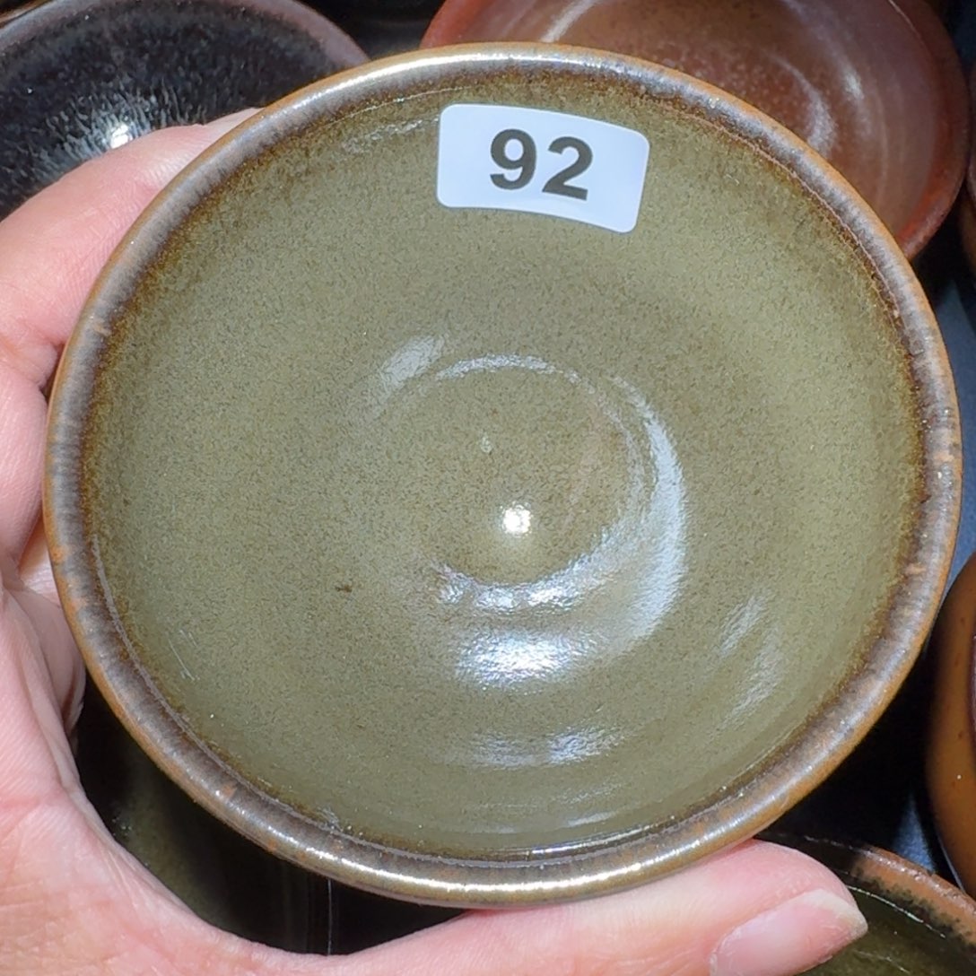 小雨茶盏，手工的柴烧