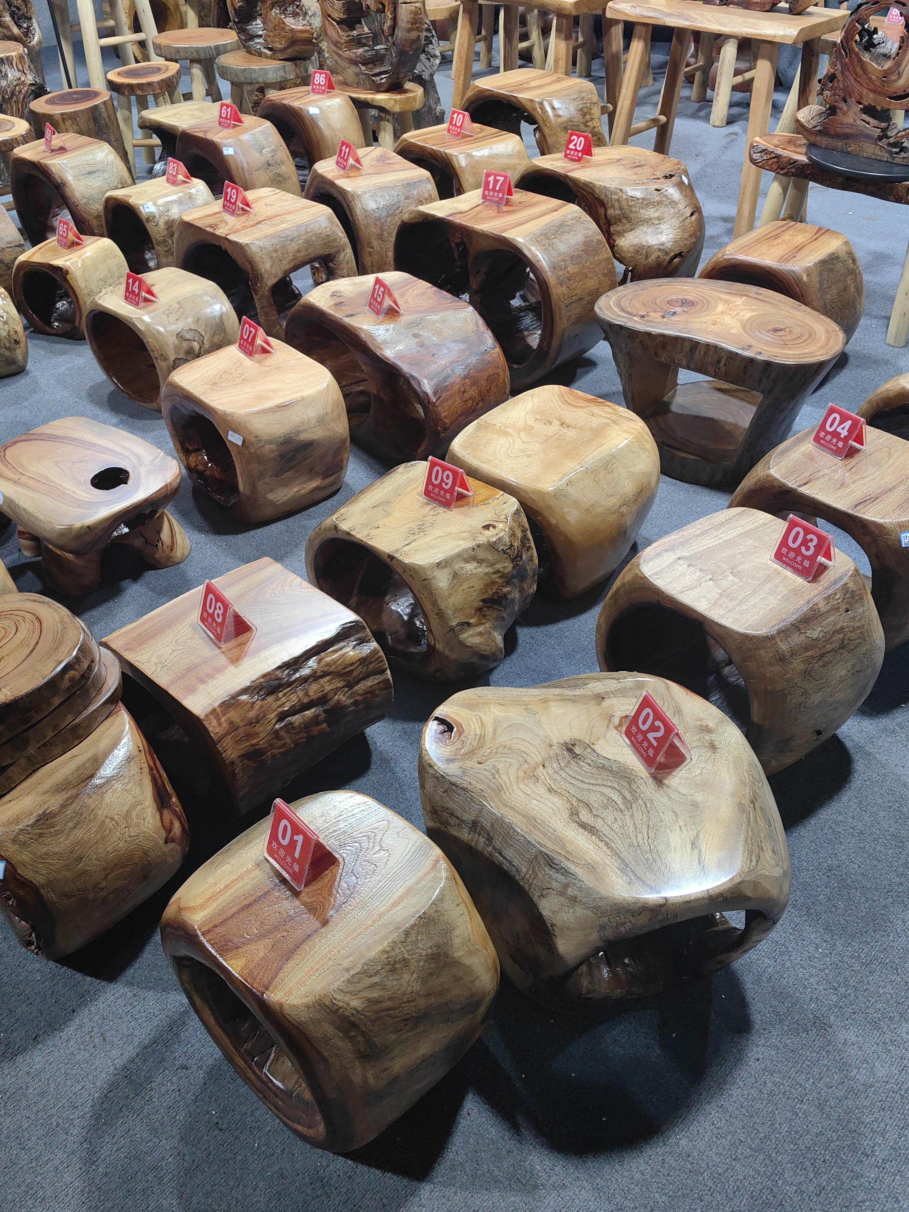 香樟木各种干泡摆件底座隔热垫桌子凳子