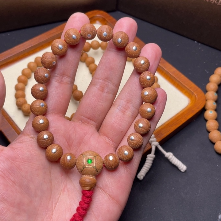 博***间凤眼菩提吊坠尼泊尔