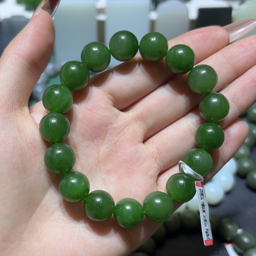 和田玉手链未镶嵌用****3