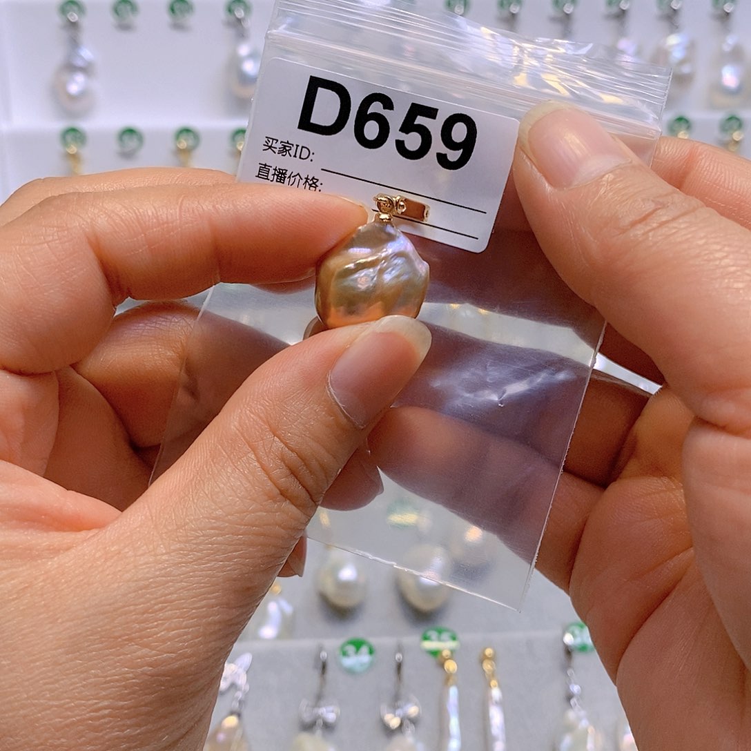 淡水珍珠颈饰银S925镶嵌