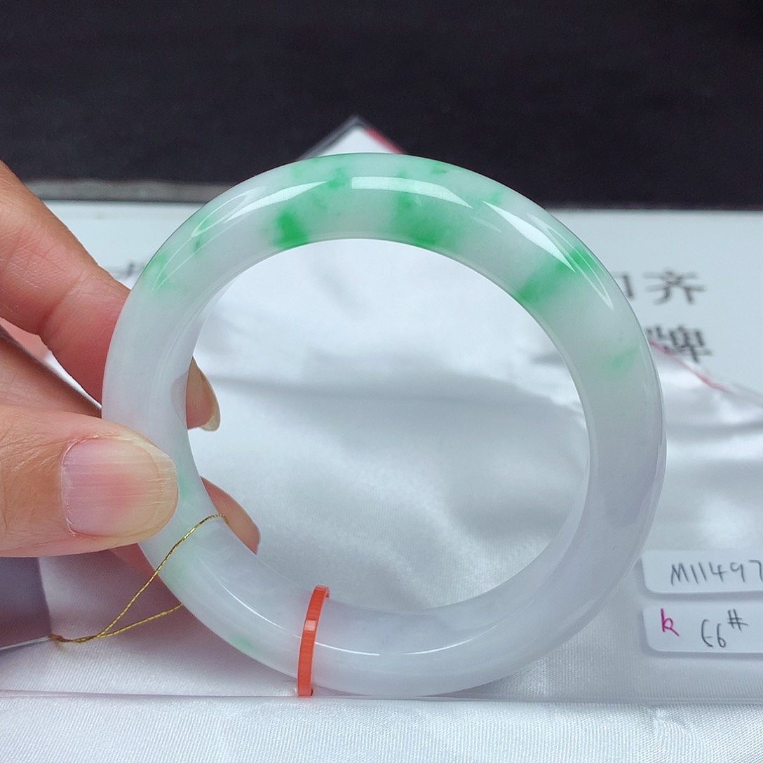未镶嵌手镯翡翠56圈4972