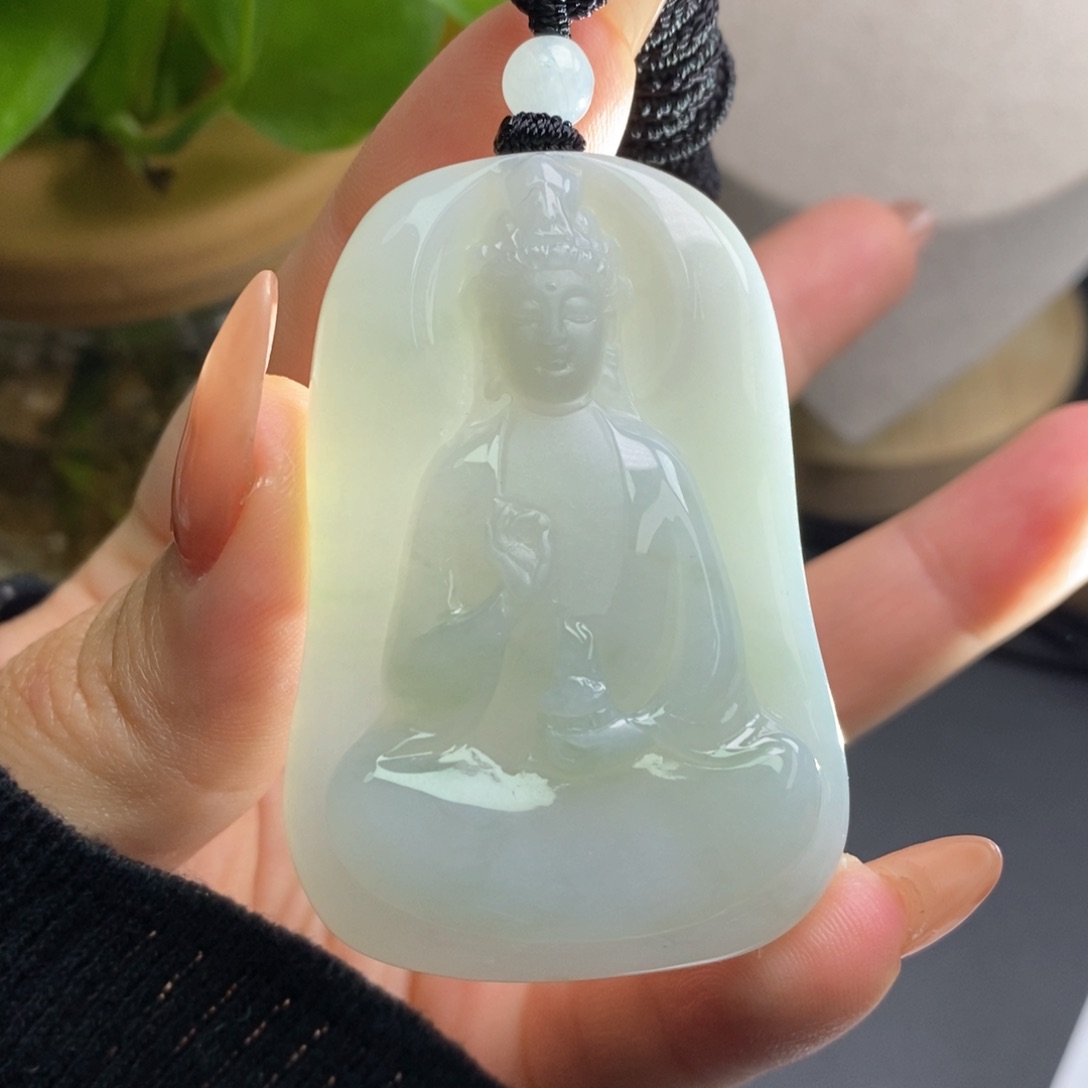 翡翠颈饰未镶嵌缅甸天然翡翠