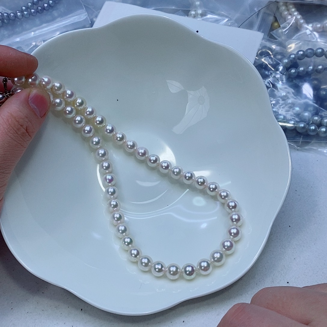 海水珍珠颈饰银S925镶嵌