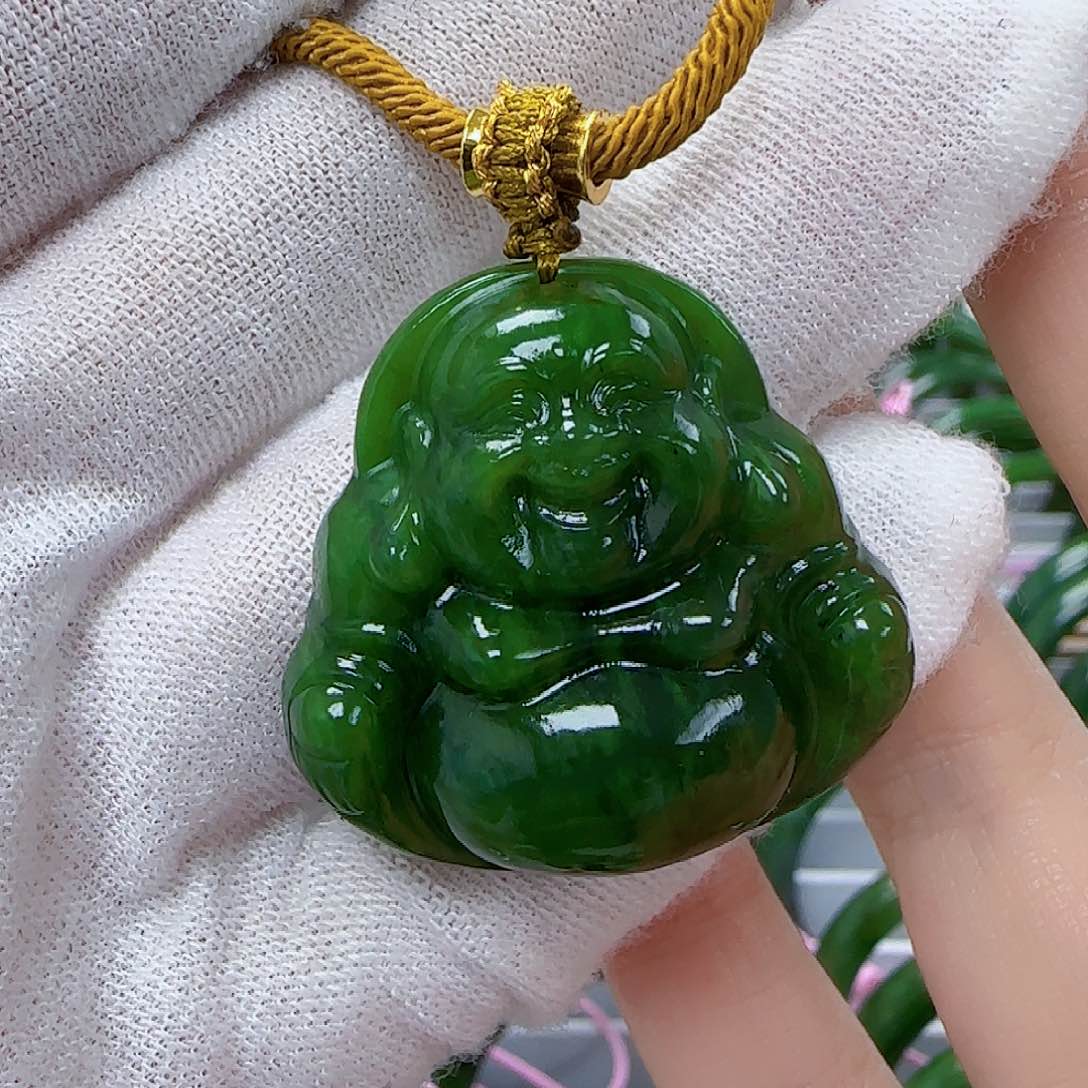 和田玉（碧玉）挂坠未镶嵌