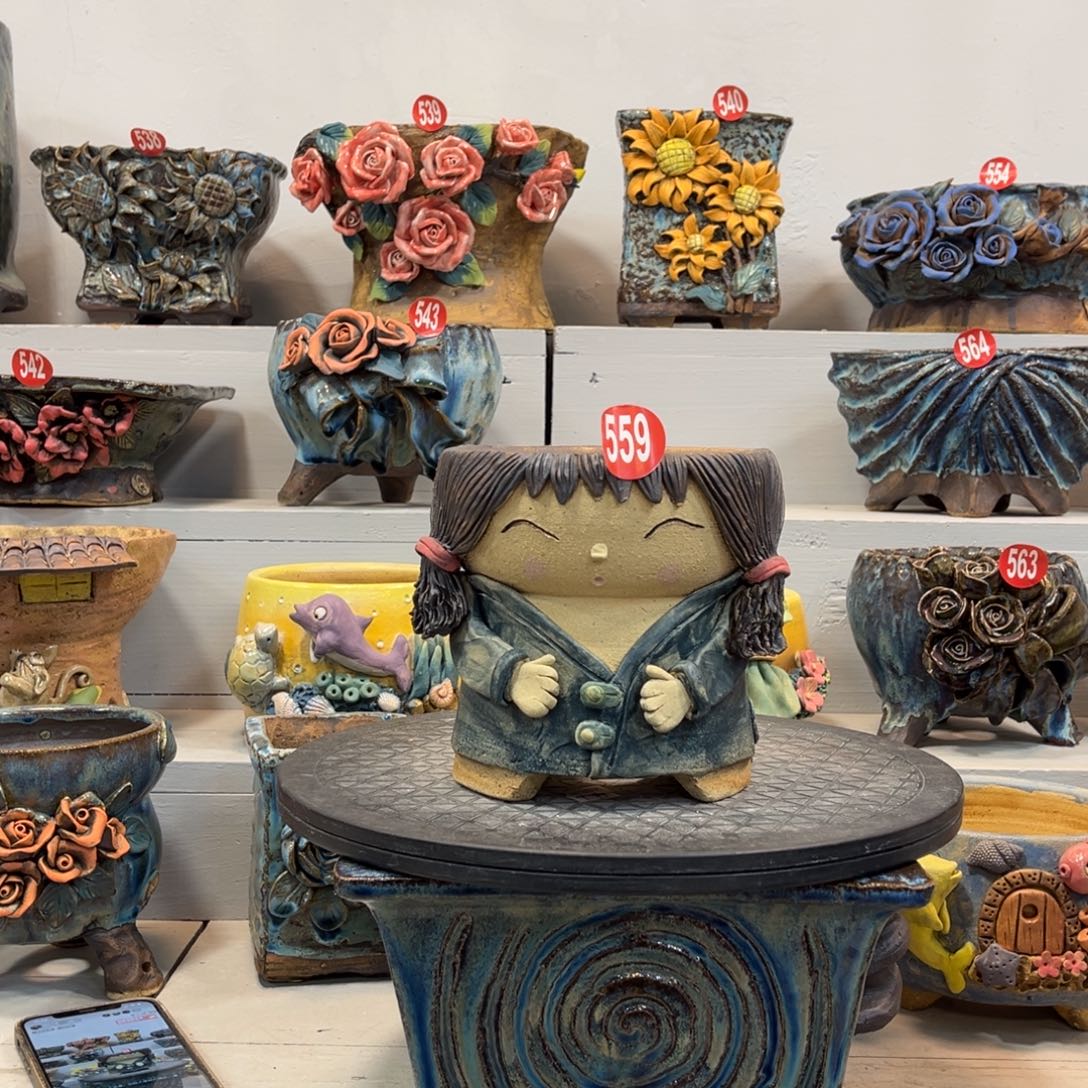 陶瓷559 陶然花盆特价