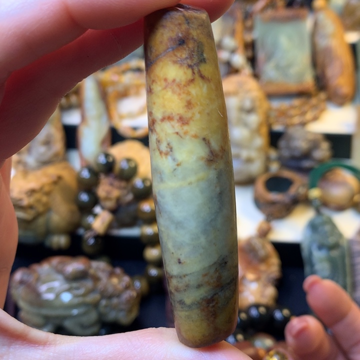 透闪石质玉手链未镶嵌