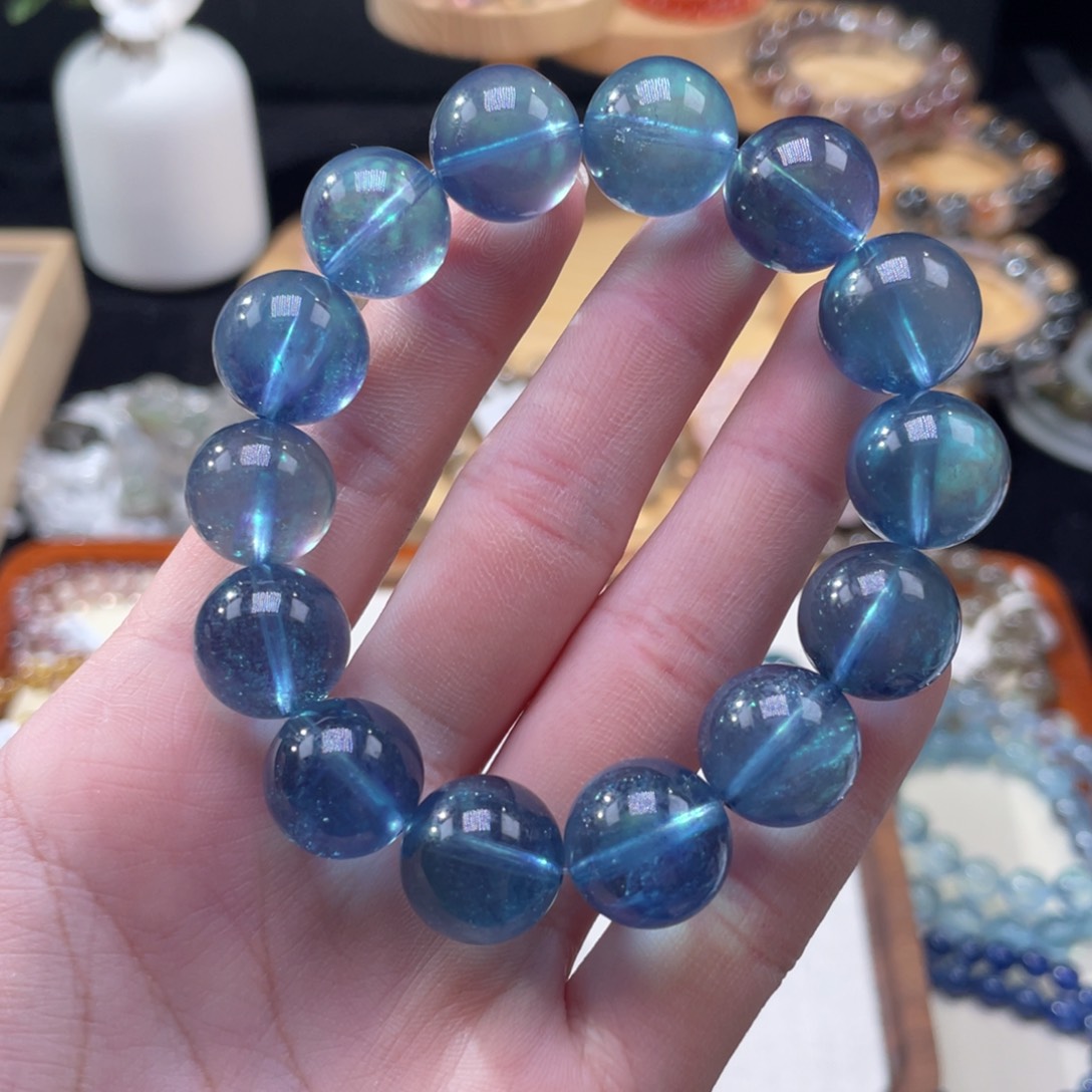 海蓝宝石手链未镶嵌K****y14mm    1088