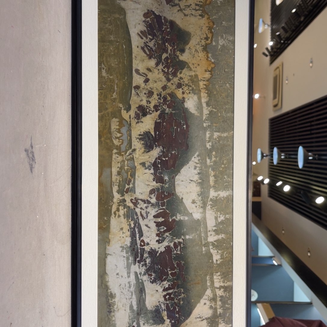 彩石60/25 三峡清江画面石 露水青山