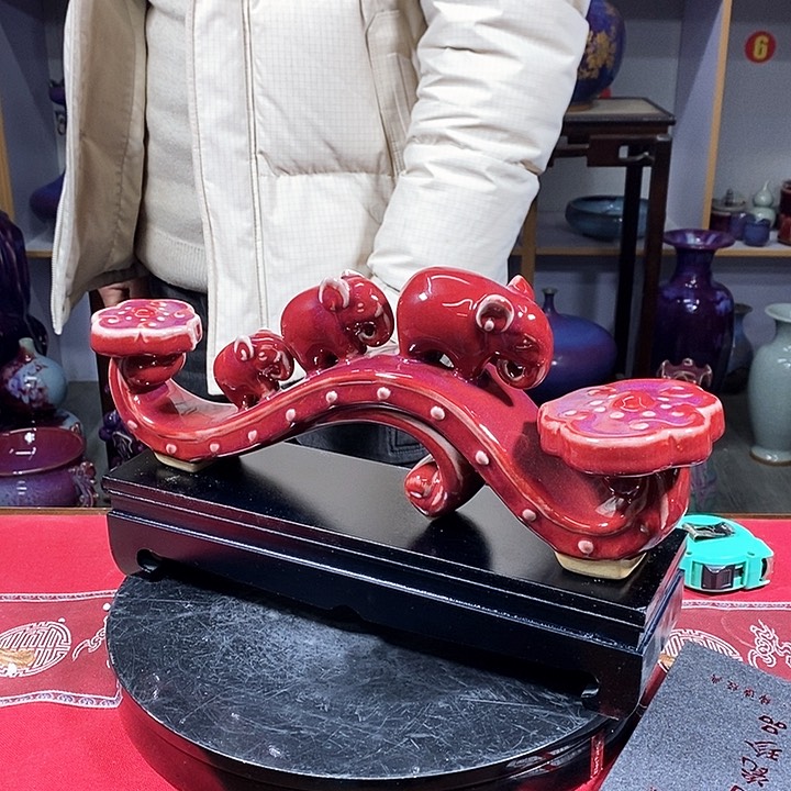 瓶中国神垕精品钧瓷