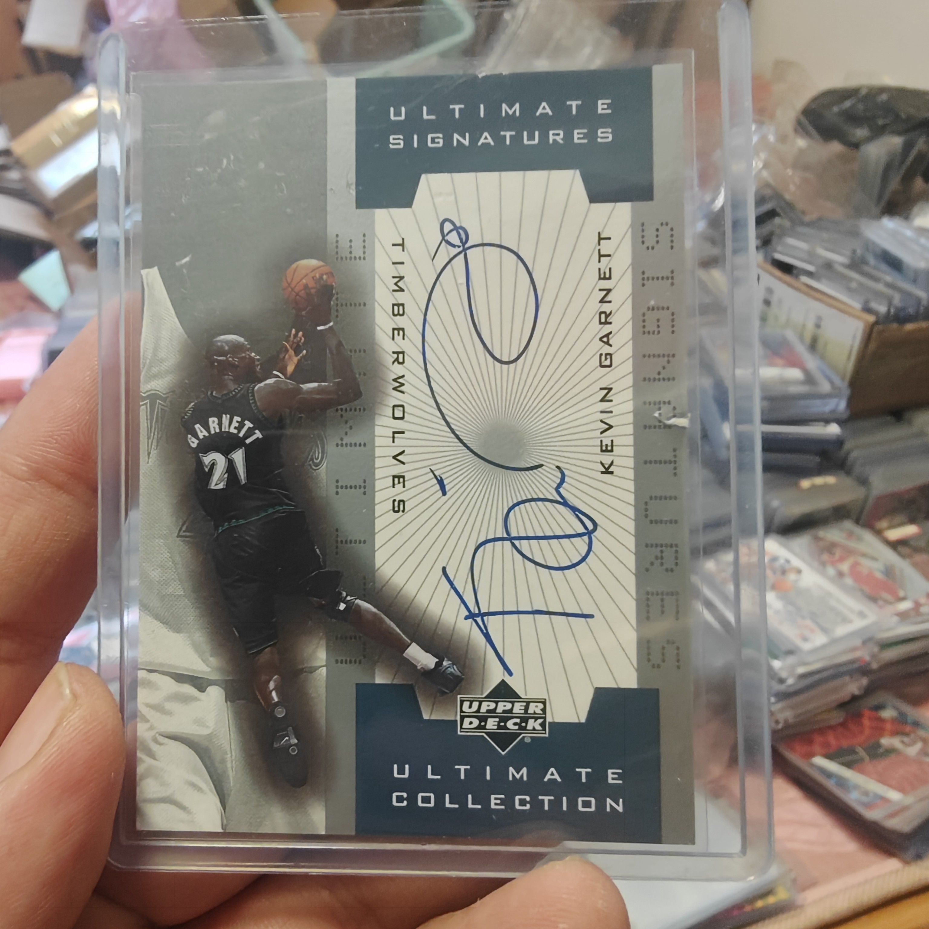 狼王 加内特 卡签 有瑕疵 瑕疵如图