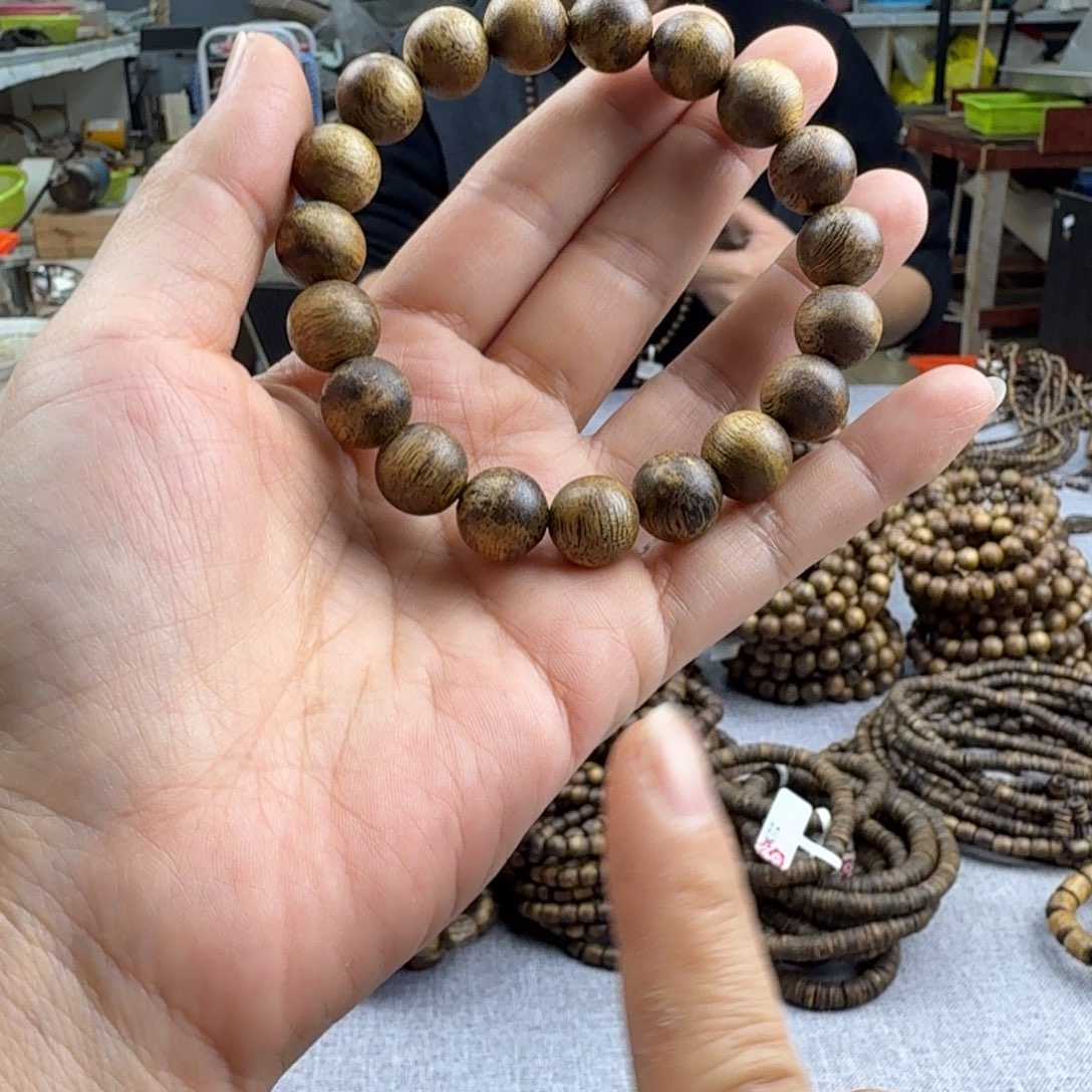 沉香沉香香囊1.1虎斑棋单圈9.3克