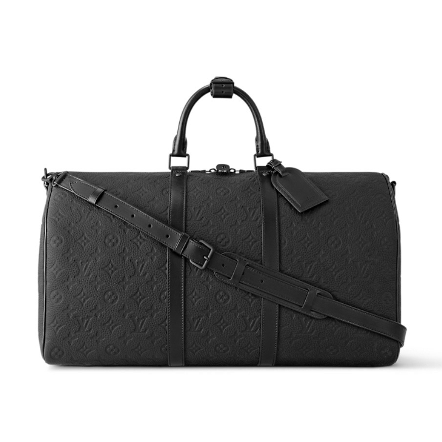 99新 LouisVuitton/路易威登 keepall 50 老花压纹旅行袋 G158