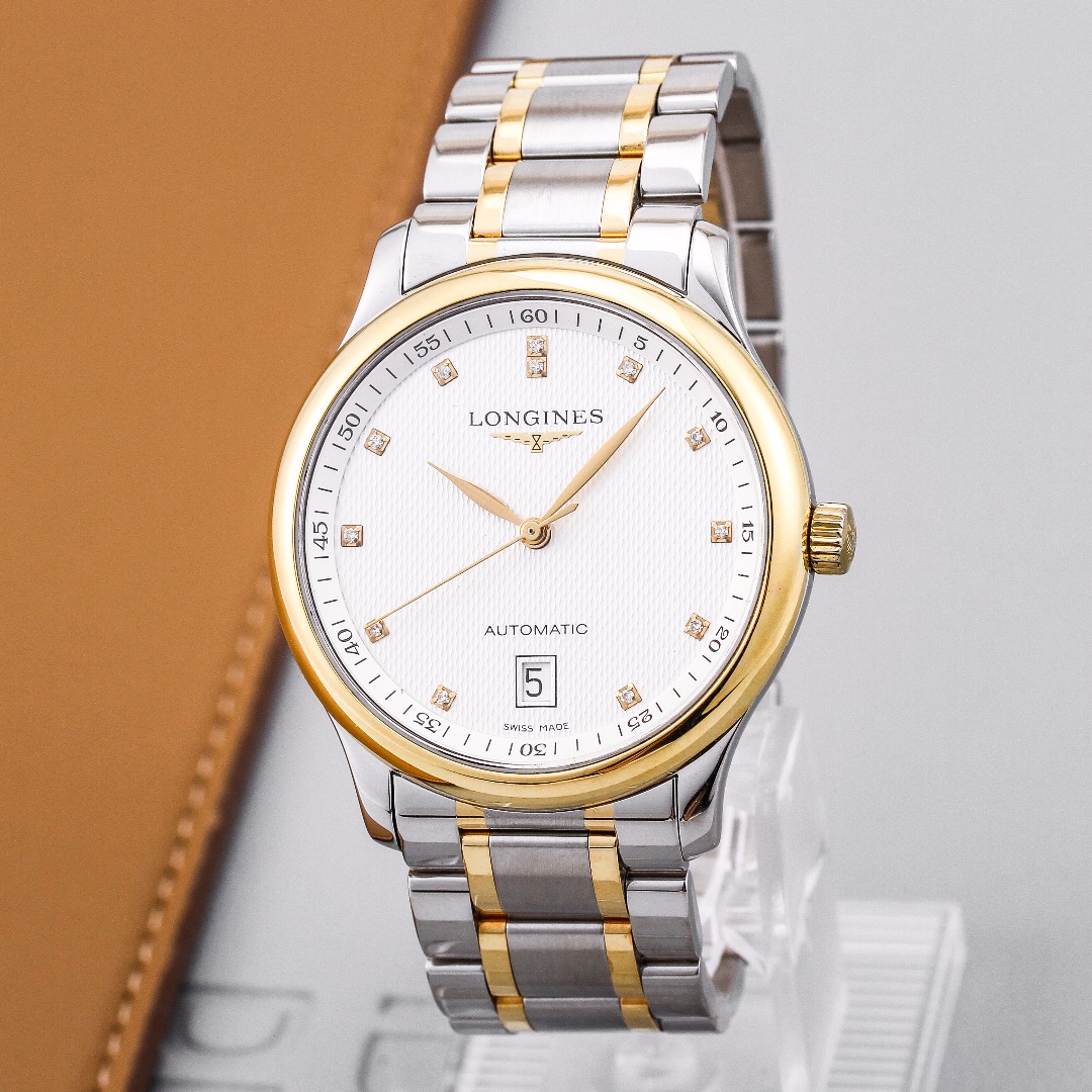 95新 Longines/浪琴 名匠系列L2.628.5.77.7自动机械男士腕表