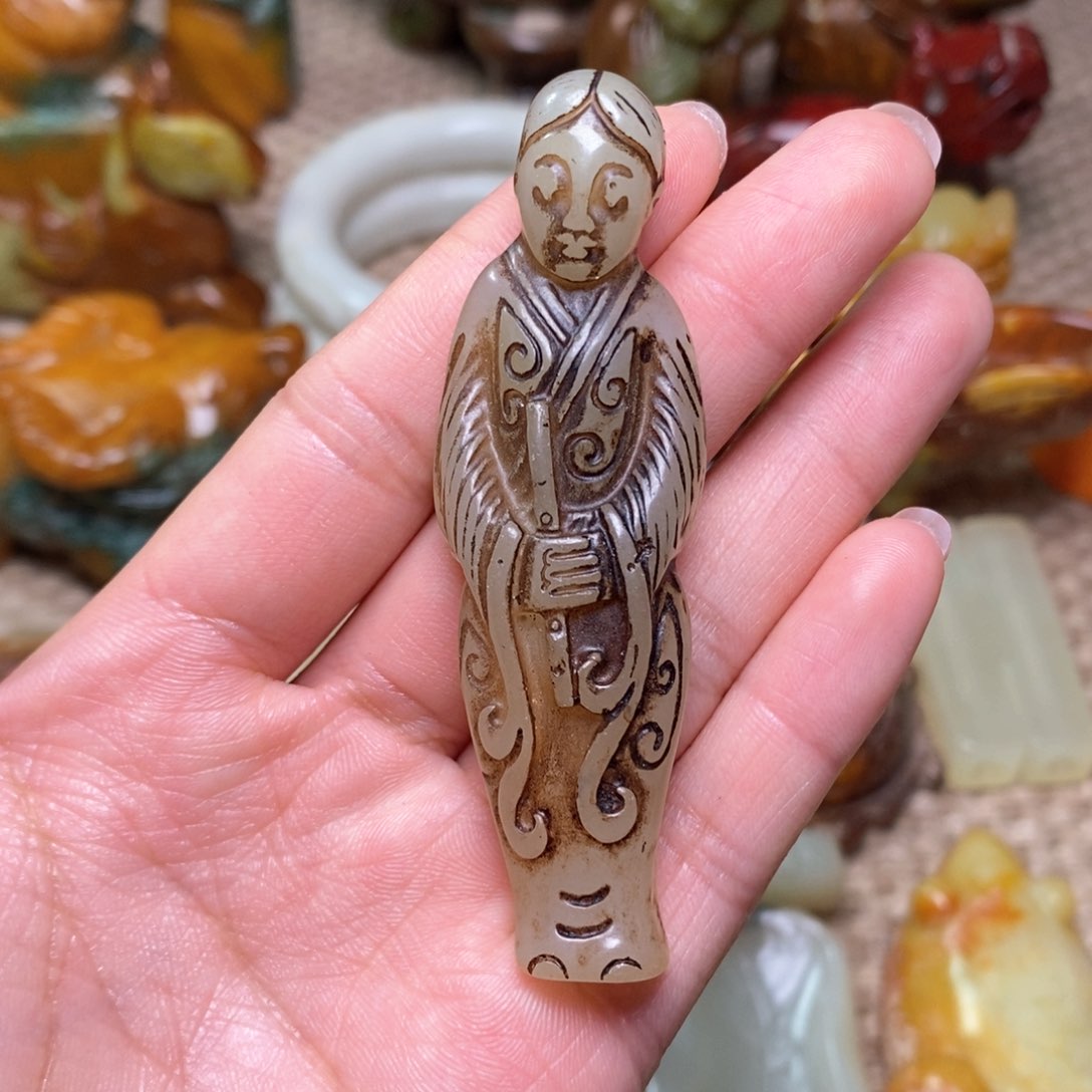 白玉菩提吊坠白玉菩提白玉菩提摆件