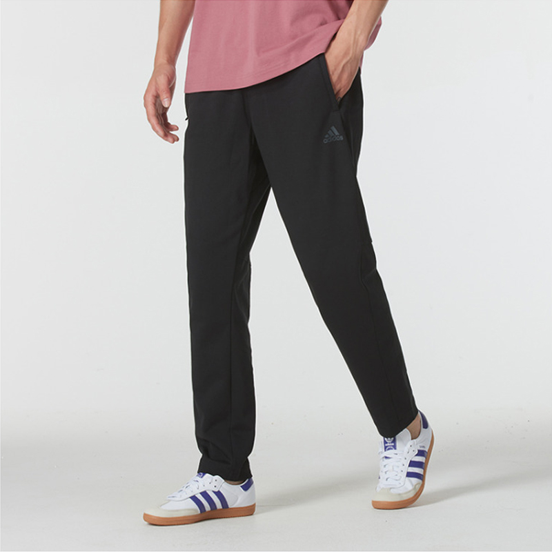 adidas/阿迪达斯秋冬季新款男士宽松运动长裤针织休闲卫裤百搭