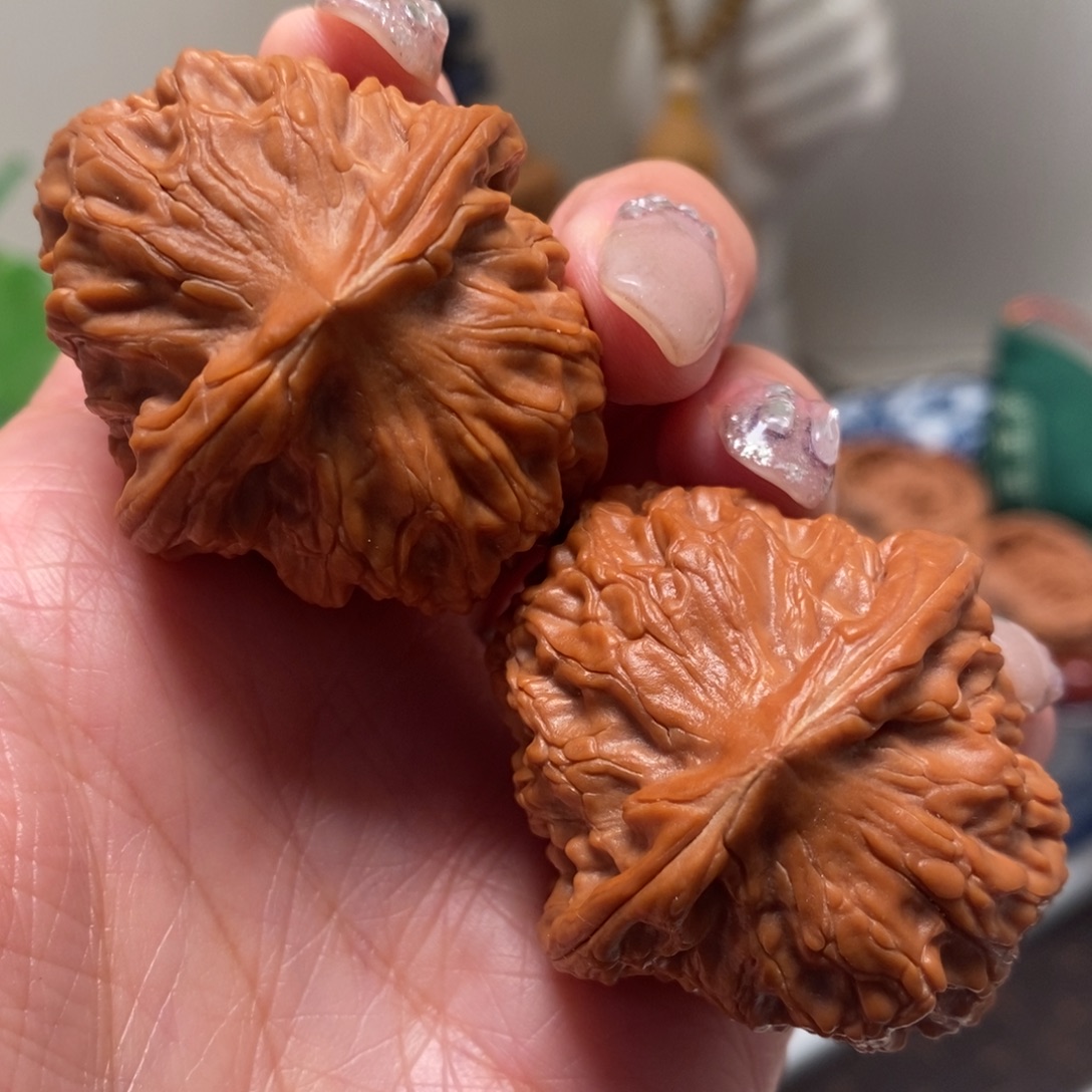 文玩核桃把件41尺寸全品蓟县元宝