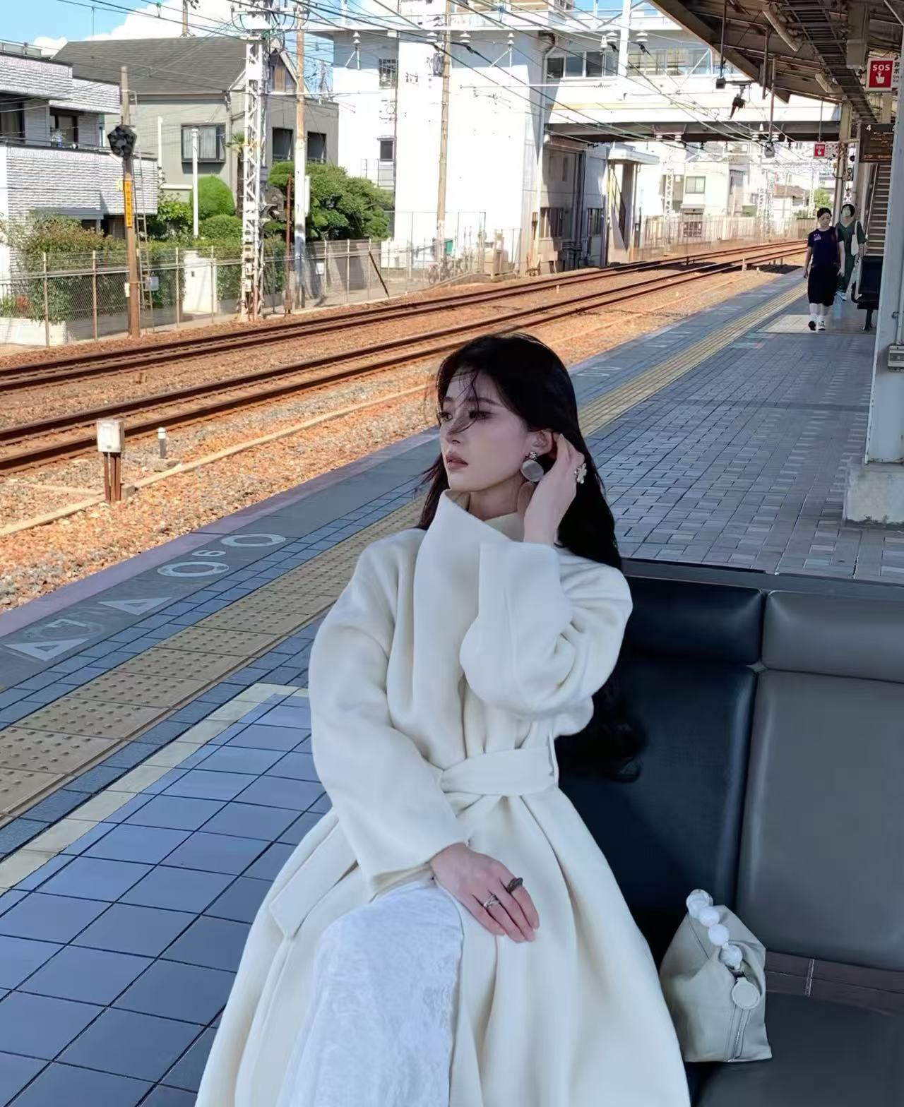 小杰杰老板娘专属（761-770）新款秋冬女气质百搭双面羊毛大衣外套