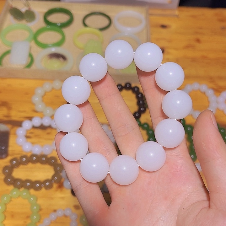 手链未镶嵌和田玉新疆金山手串卡20