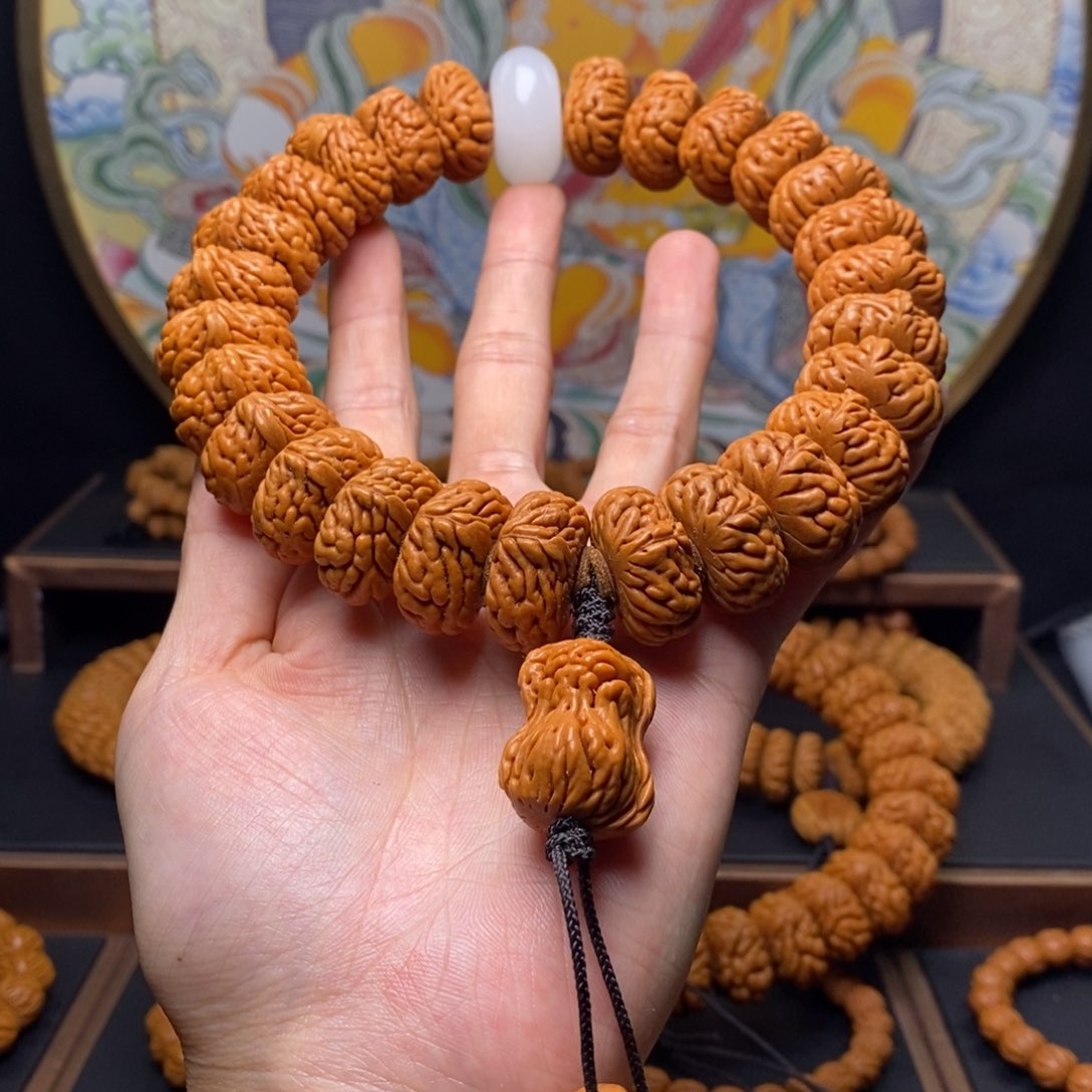 手串桃核堼*龙纹桃核麒麟