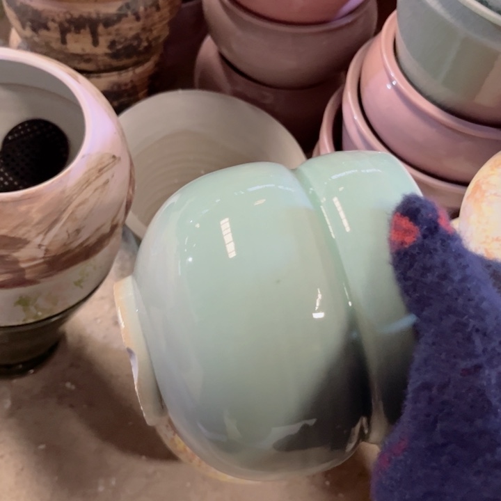 瓷片口11高13瑕景德镇陶瓷