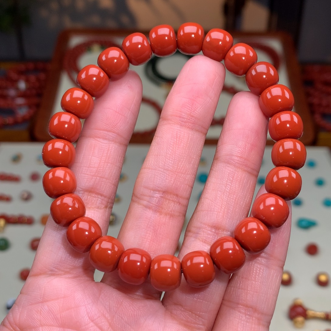 南红玛瑙颈饰未镶嵌