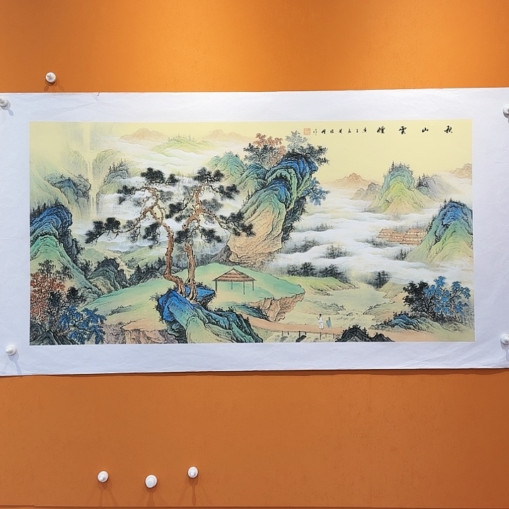 国画书法作品多次参加