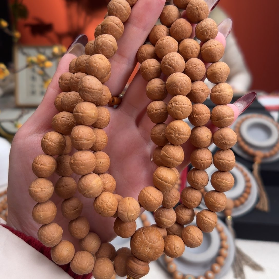 凤眼菩提手串已*置11.5mm铁籽脖挂108颗新籽