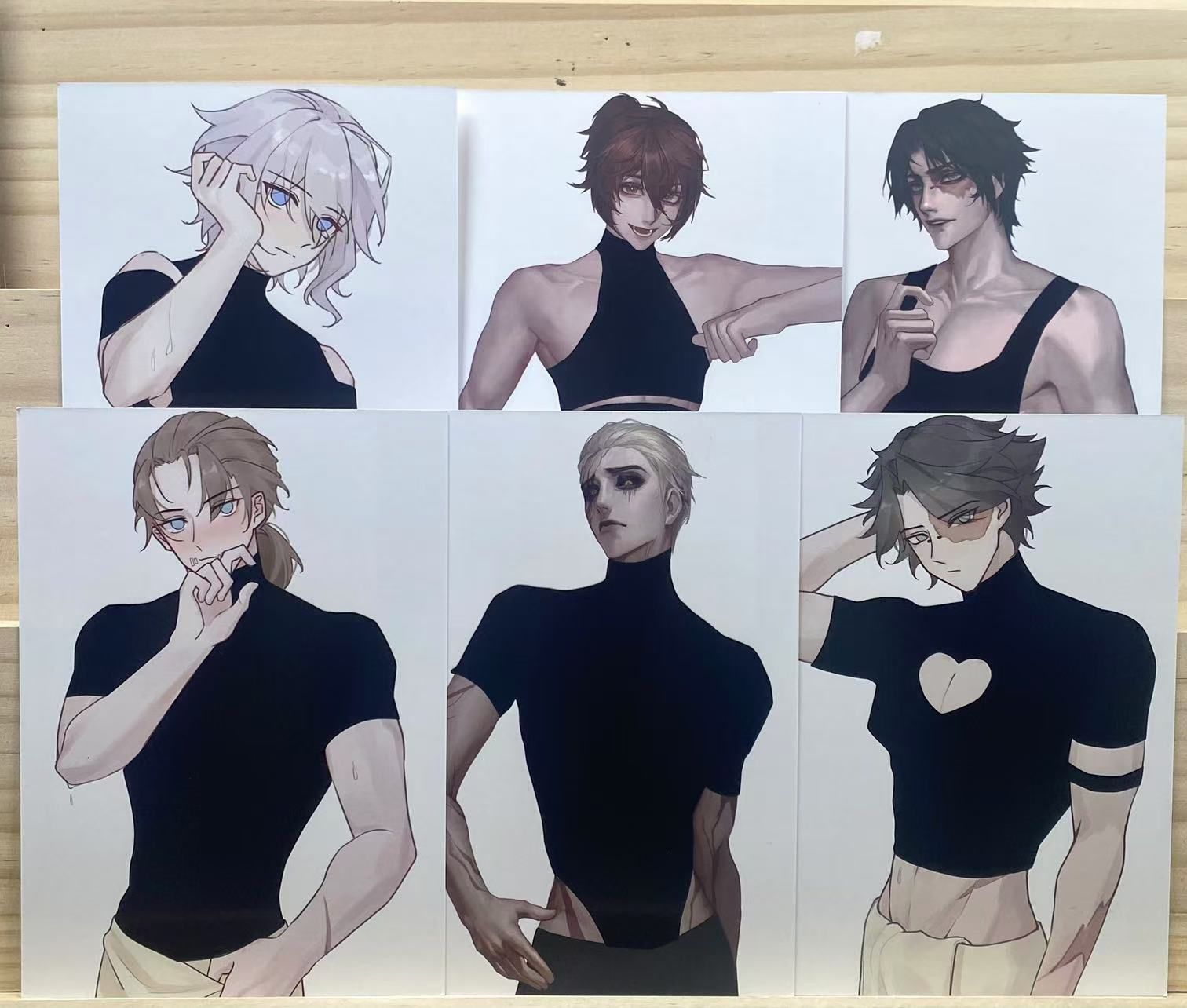 （拆盒）同人周边温感光栅卡盲盒代拆