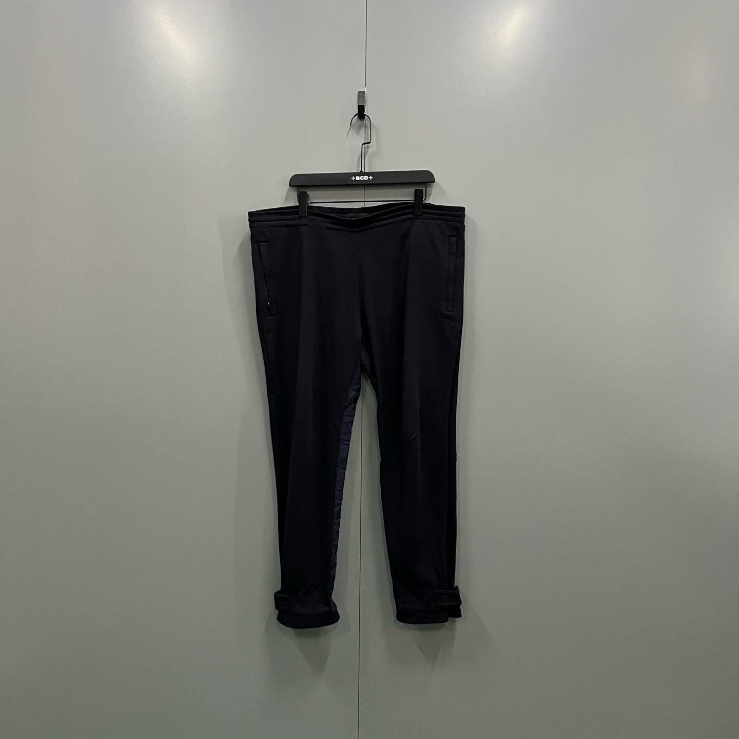 99新 Prada/普拉达 (ll) 藏青色魔术贴长裤 L码 207166