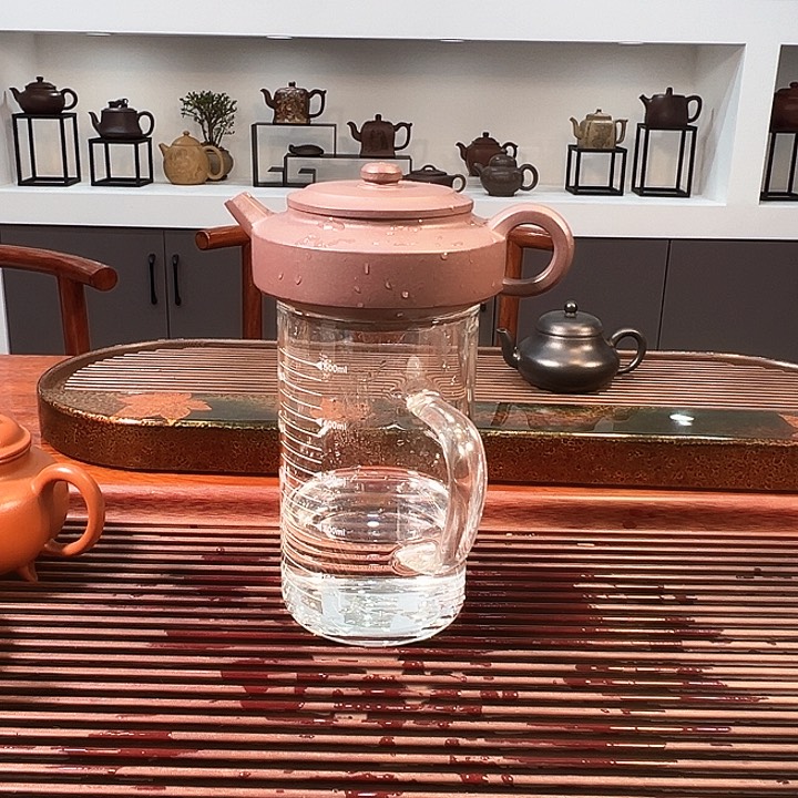 紫砂茶壶仲芳周盘天青