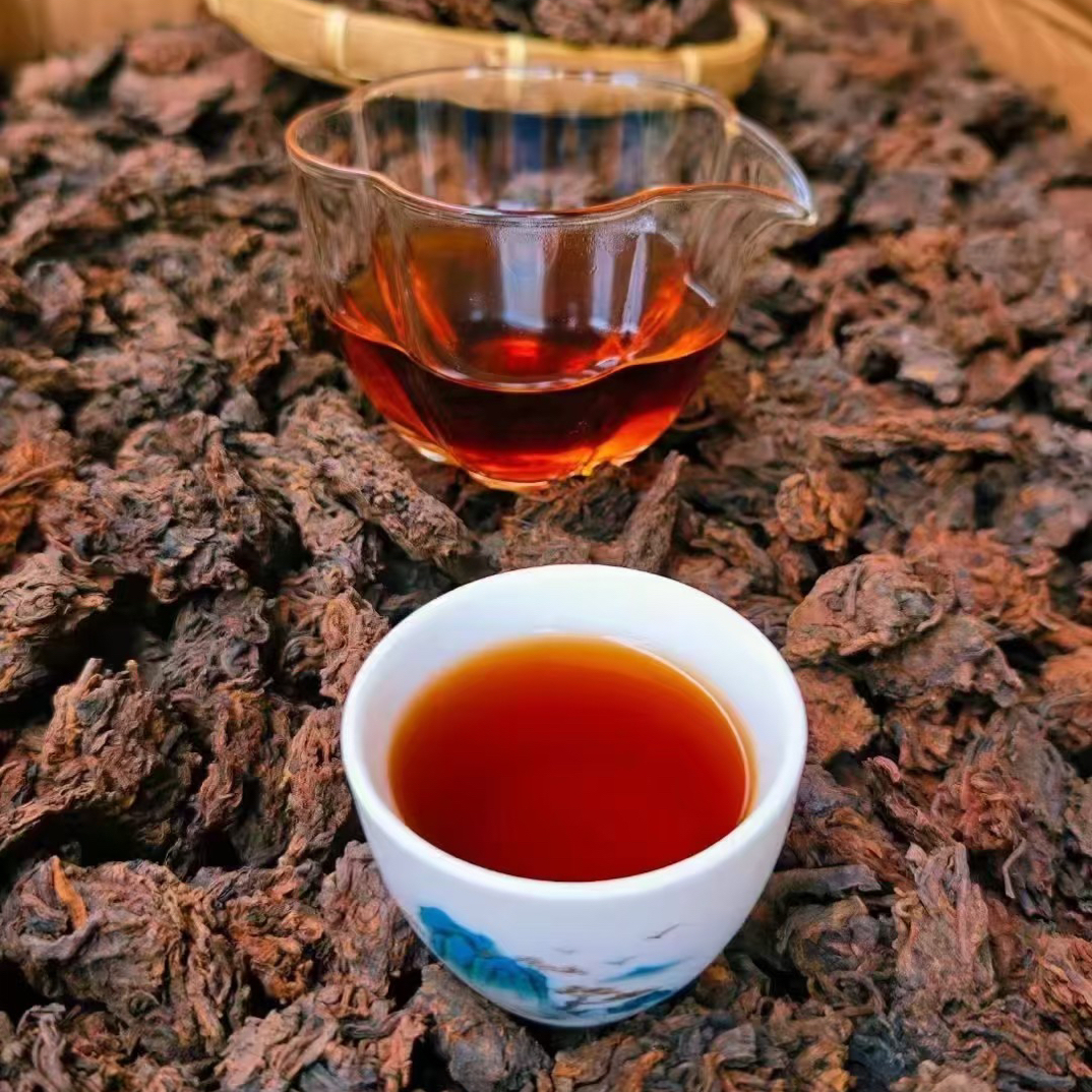 2023年古树熟茶老茶头