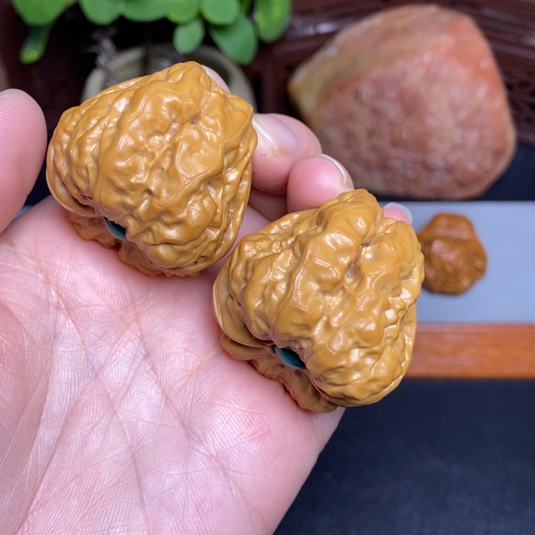 文玩核桃把件39，43蛙