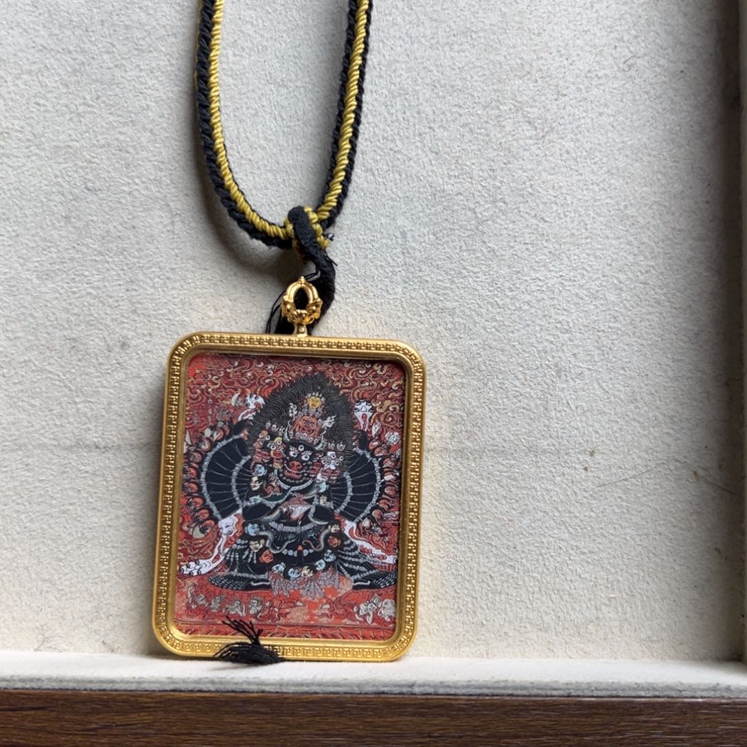 金***生吊坠单面定制 大威德