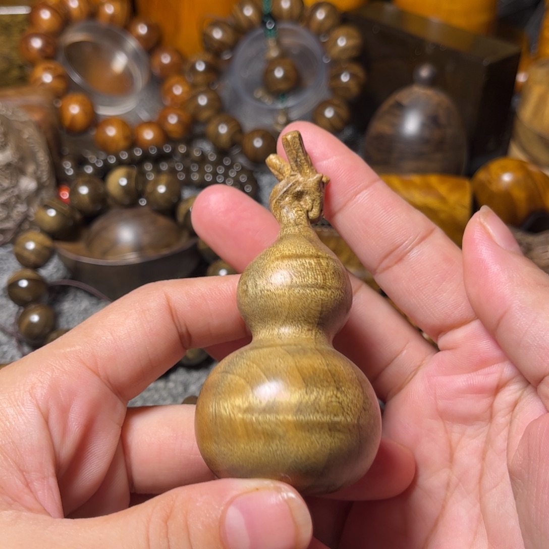 金丝楠枯木葫芦手把玩