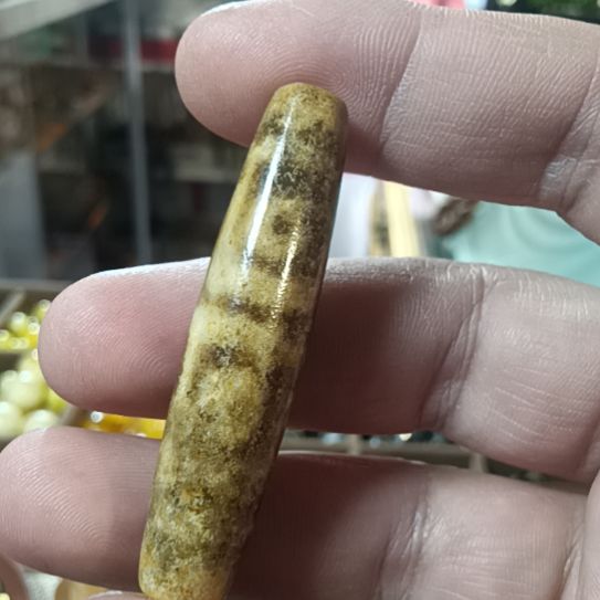 超油润老象雄苯教天珠