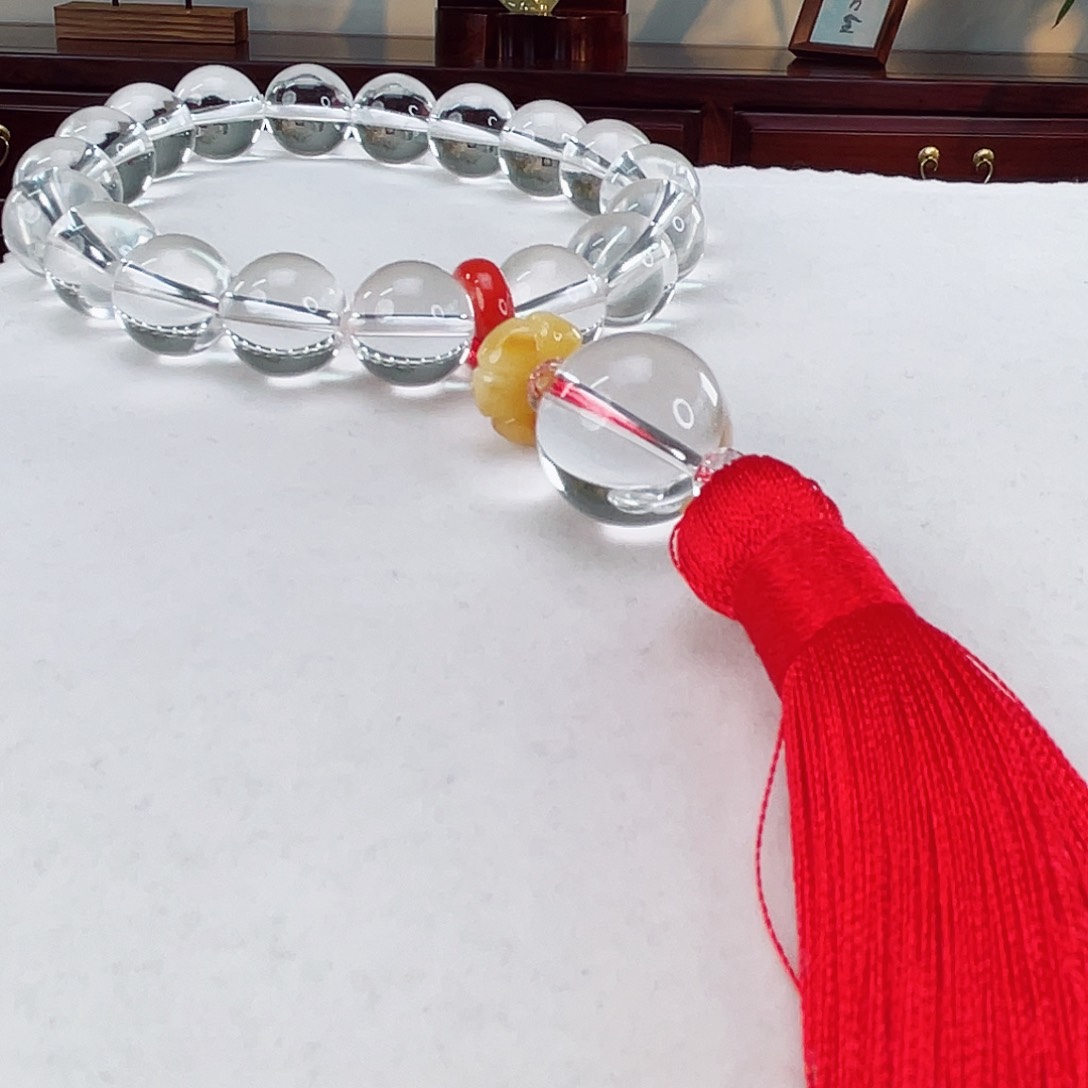 水晶车挂未镶嵌水晶13.8