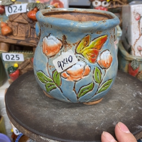 【闪购商品】红陶粗陶材质多肉花盆