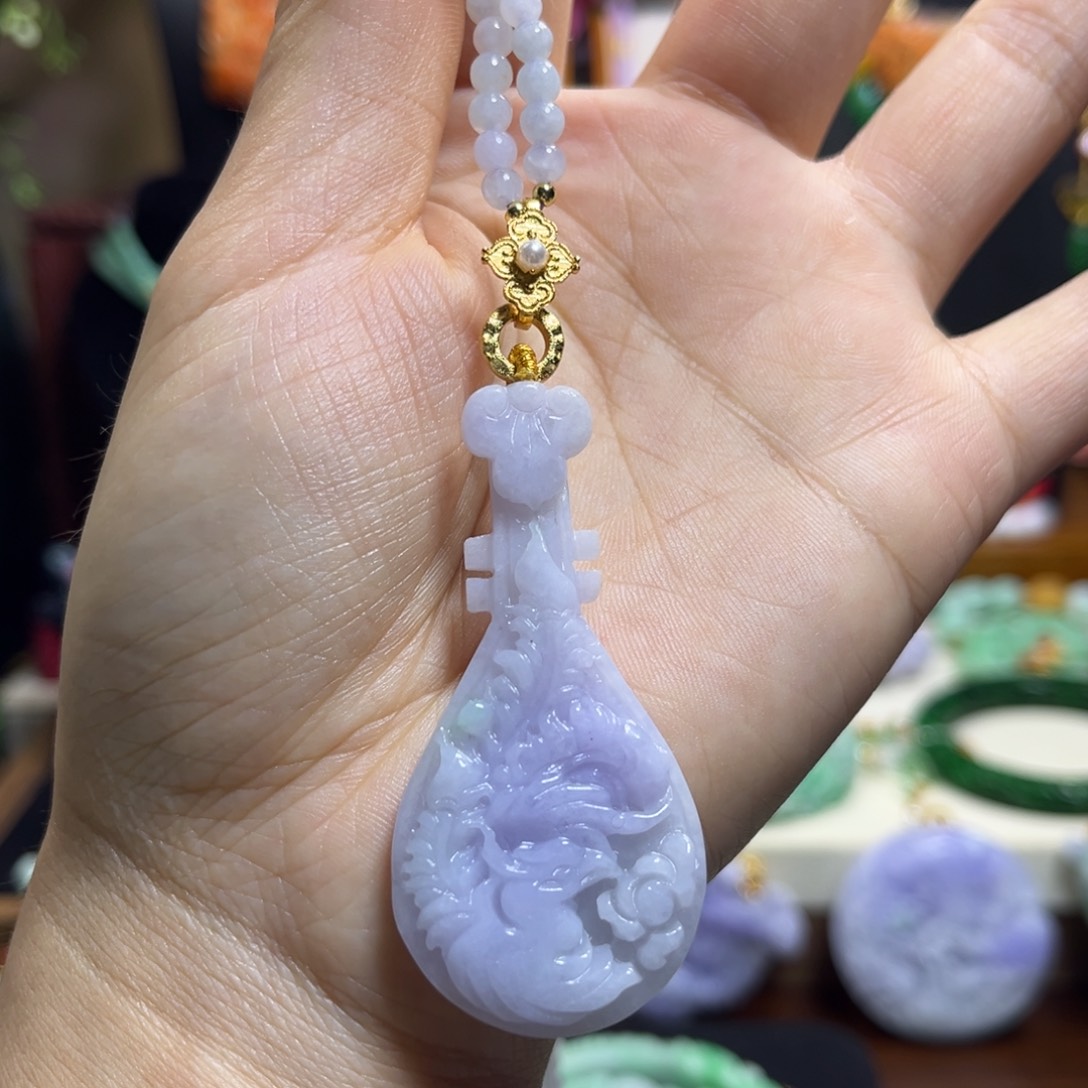 翡翠未镶嵌颈饰天然翡翠