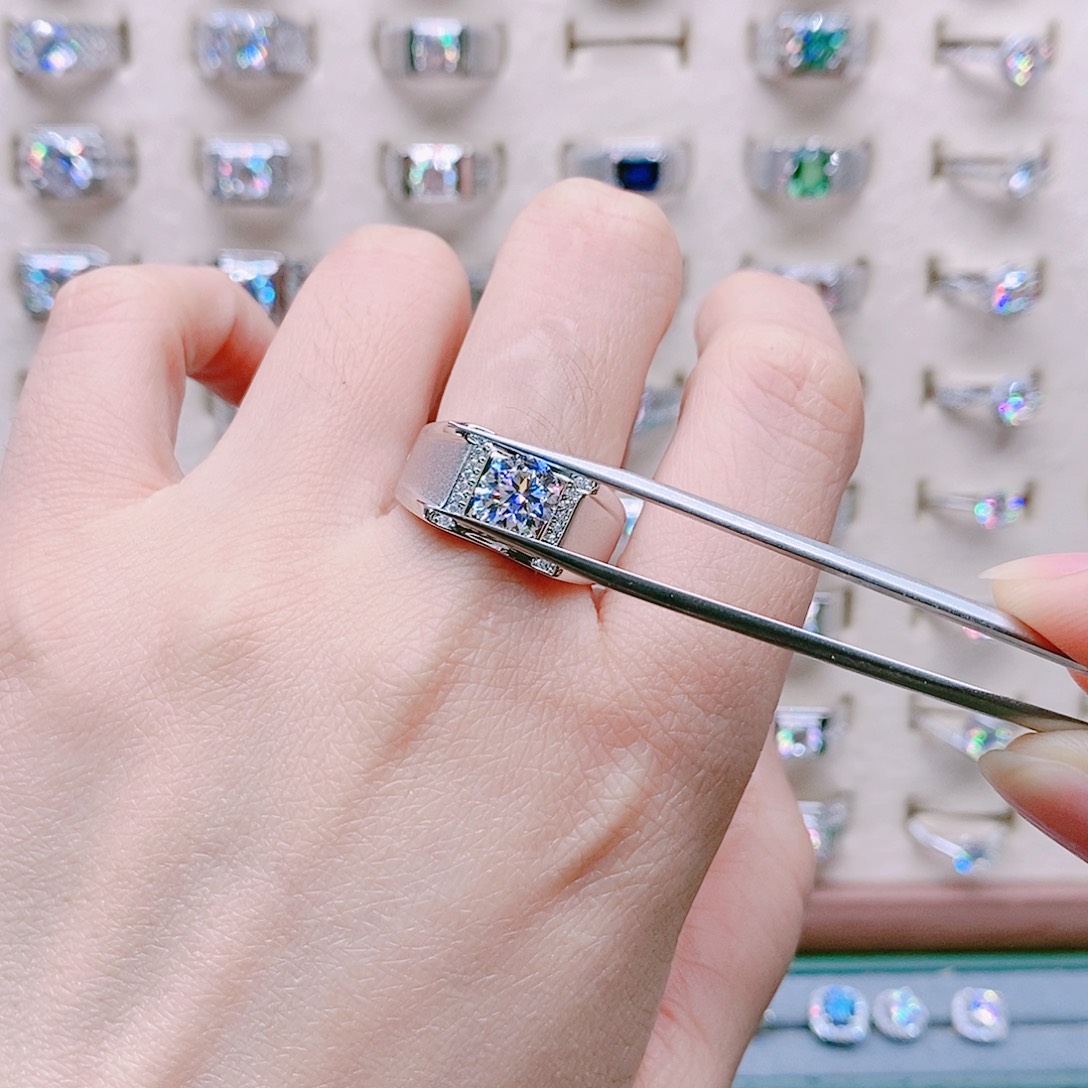 925银微镶H1克拉➕顶配钻