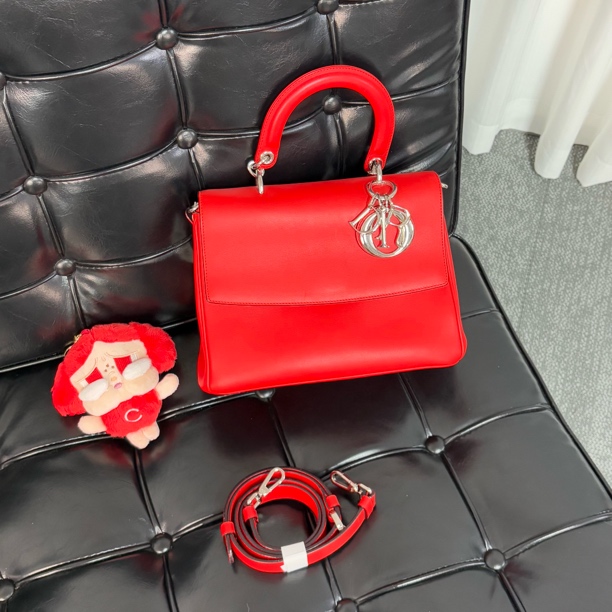 95新 DIOR/迪奥 红色vip手提斜挎包sdm