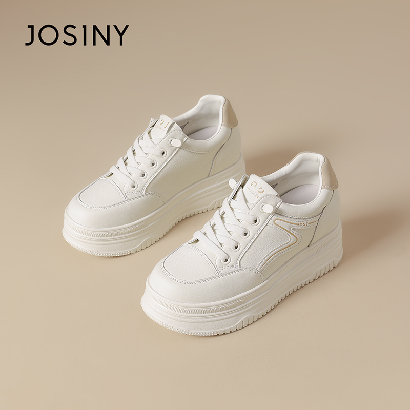 卓诗尼小白鞋女休闲2025新款秋季百搭舒适薄款女鞋休闲运动鞋板鞋