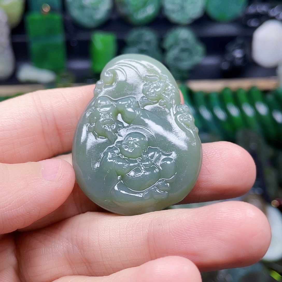 和田玉未镶嵌珠宝半成品