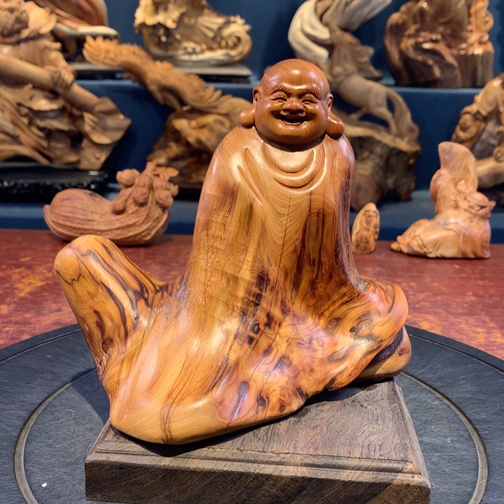 柏木（崖柏）根雕摆件