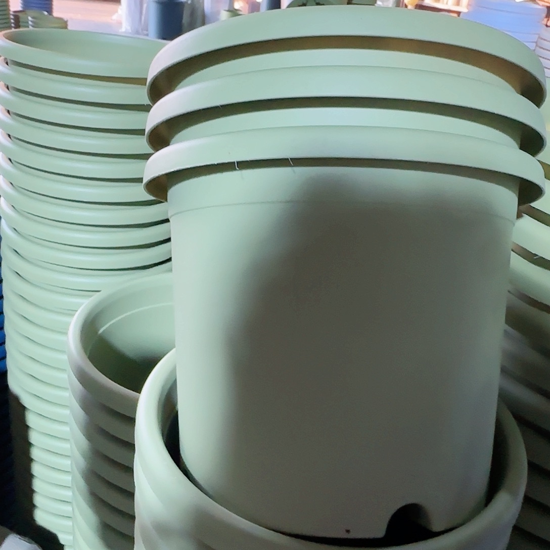 树脂四季盆3#无拖果绿6