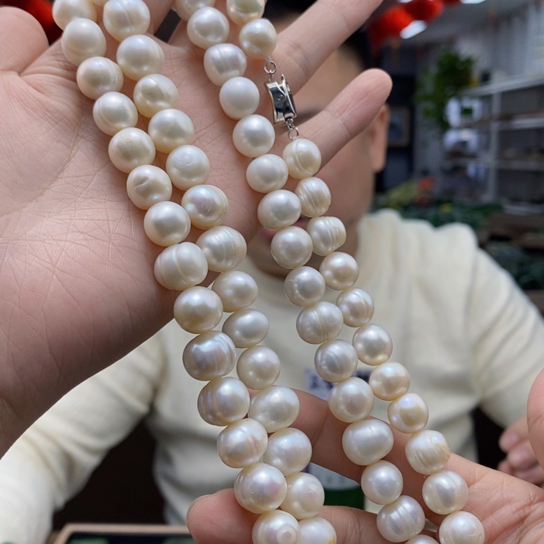 淡水珍珠颈饰未镶嵌拍一发一，多样性发货